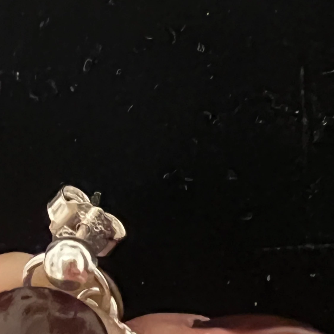 Silverörhängen med hängande kedjor - 91