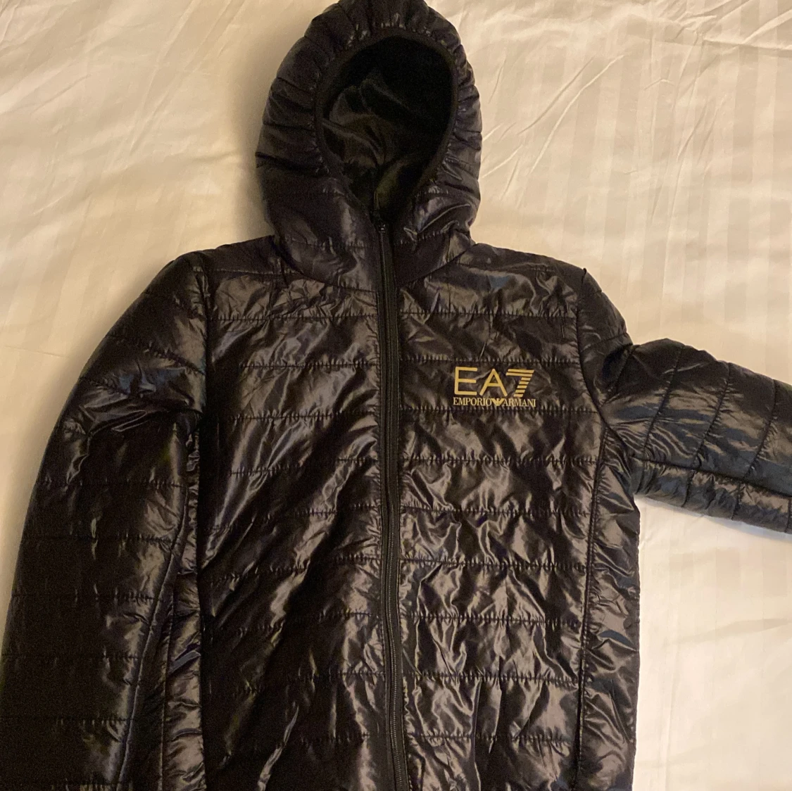 Svart quiltad jacka från EA7