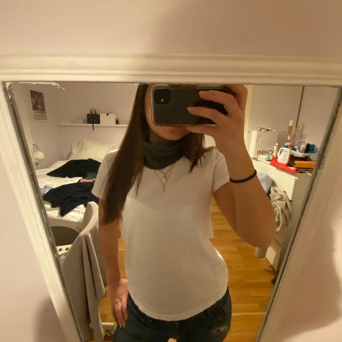 Mörkgrå ullbuff - 1