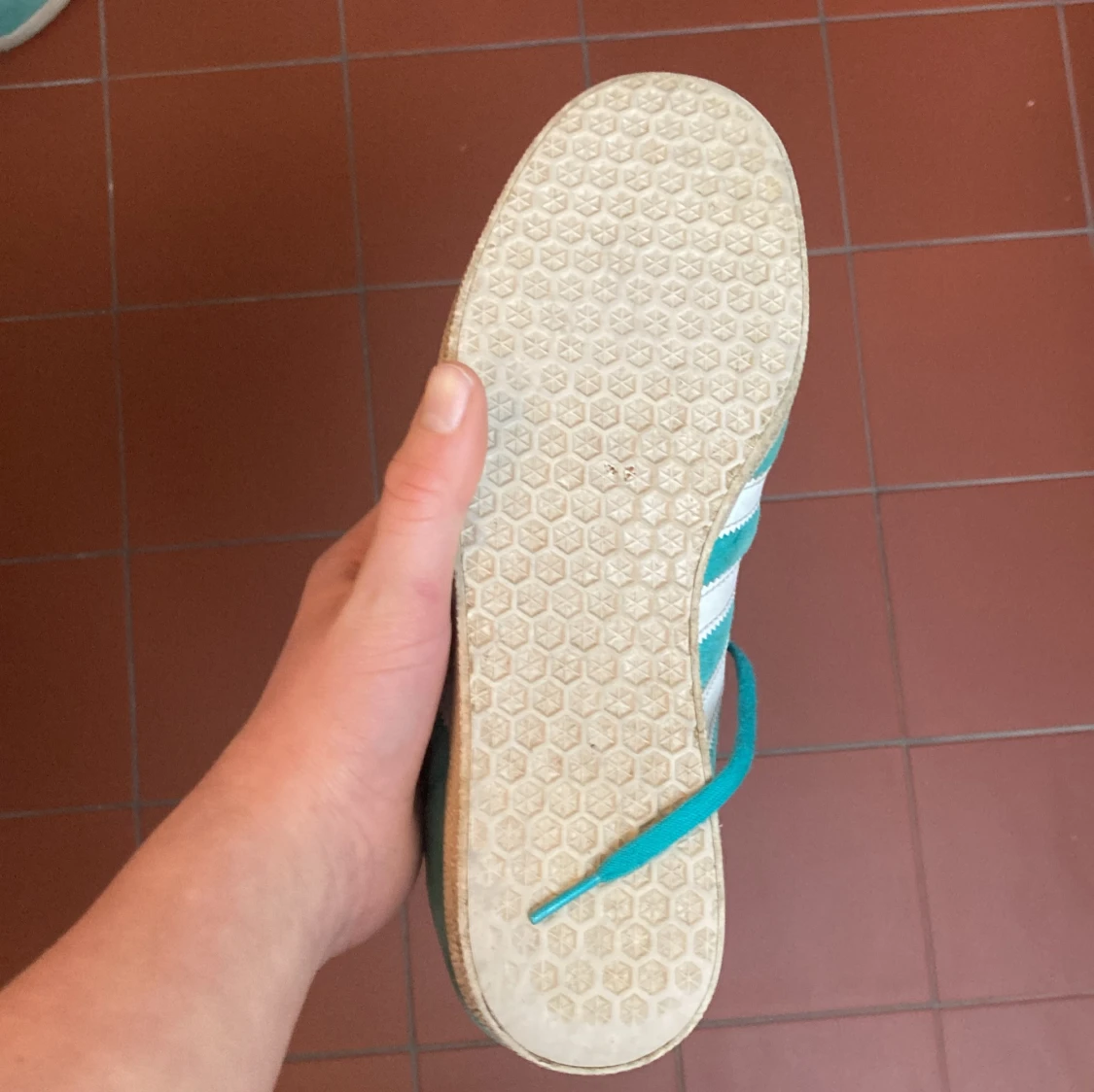 Turkosa Adidas Gazelle sneakers - 3