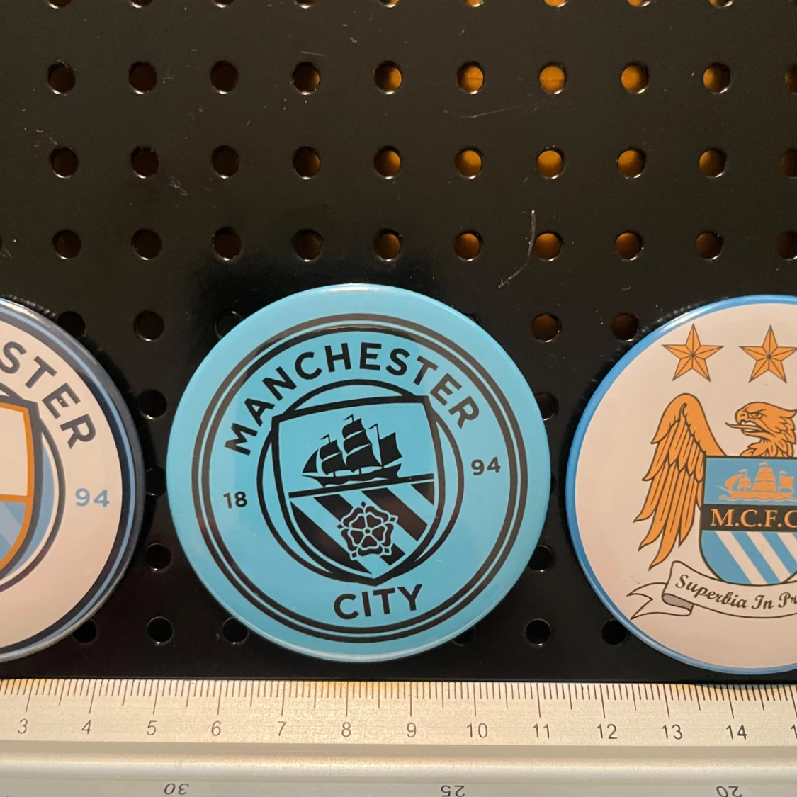 Magnet fridge 3pcs  (59mm) - Manchester City  - 2