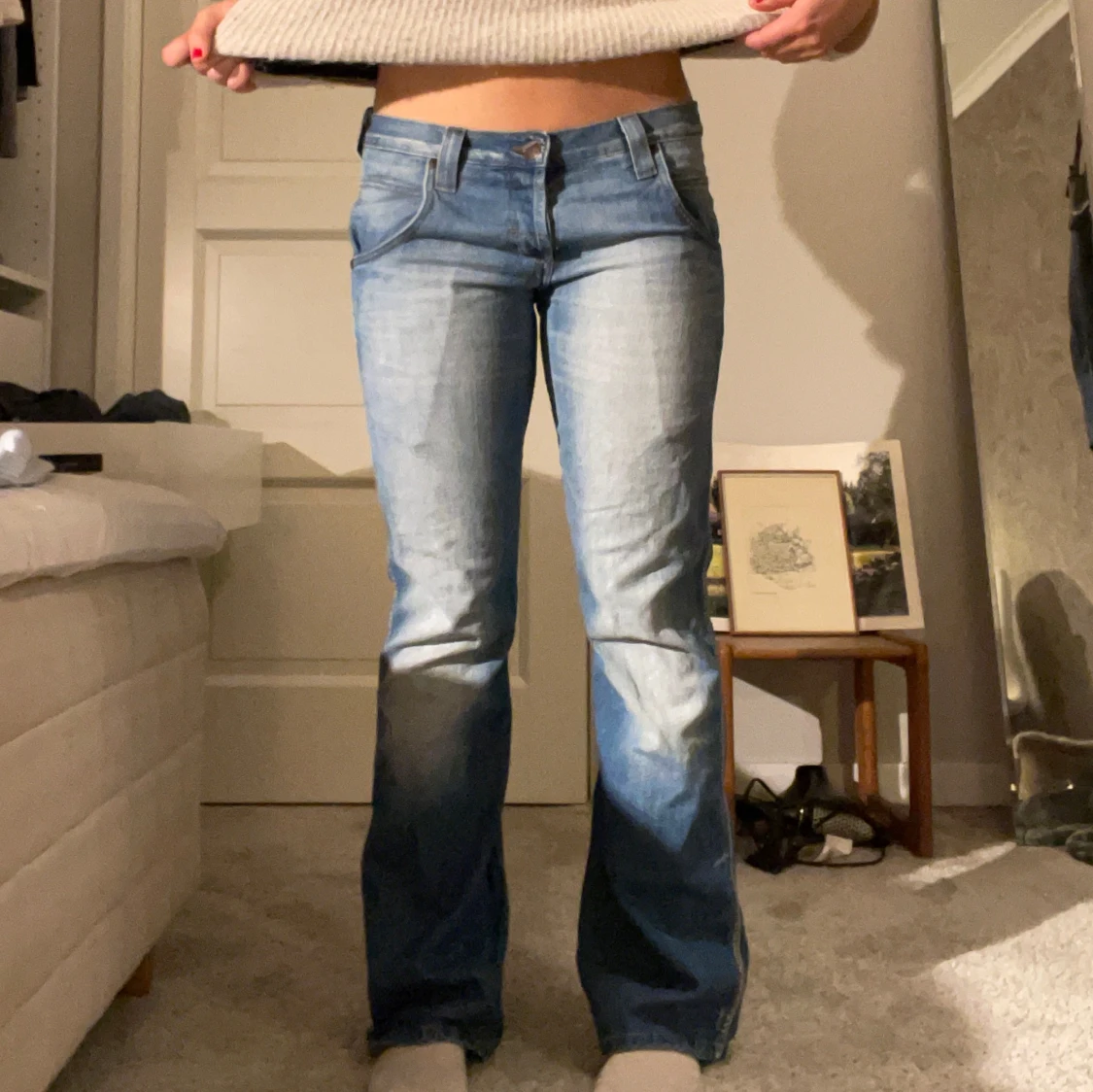 Lågmidjade Wrangler jeans - 90