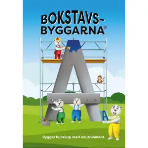 Möt bokstavsbyggarna som på ett underhållande och pedagogiskt sätt delar med sig av sina kunskaper så att barnen utvecklar sina förmågor och blir duktiga, stolta och skickliga bokstavsbyggare. Bokstavsbyggarna är ett koncept med två böcker – en läsebok och en övningsbok – som på olika sätt syftar till att skapa glädje och intresse runt våra bokstäver. Att få en bra start och inte komma efter när det blir dags att lära sig läsa och skriva är väldigt viktigt och gör tiden i skolan lättare och mycket mer givande. I denna läsebok använder barnen hörsel, syn och tränar sitt logiskt tänkande. De får öva på språkljuden samt förstärka sin rumsuppfattning. Allt detta kombineras med intressant och i många fall häpnadsväckande fakta om bokens djur, exempelvis att vikten av en spindeltråd som skulle räcka runt hela jorden är … gram! Läs boken så får du reda på det otroliga svaret.    Format Inbunden   Omfång 70 sidor   Språk Svenska   Förlag Personbästa förlag & event AB   Utgivningsdatum 2021-12-08   ISBN 9789198618235  