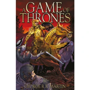 Game of thrones - Kampen om Järntronen. Vol 4 (häftad) - Ur George R.R. Martin förord: "Välkommen till A Game of Thrones, serie­­­romanen baserad på min fantasybok med samma namn. Låt mig klargöra en sak: Detta är inget komplement till TV-serien. Det du nu ska få läsa är en helt egen bearbetning av mina romaner. Om du uppskattade böckerna eller TV-serien, hoppas vi att du skall gilla denna version också."    Format Häftad   Omfång 192 sidor   Språk Svenska   Förlag Apart Förlag AB   Utgivningsdatum 2015-09-29   Medverkande Daniel Abraham   Medverkande Tommy Patterson   Medverkande Cato Vandrare   Medverkande Johan Kimrin   ISBN 9789187877063  