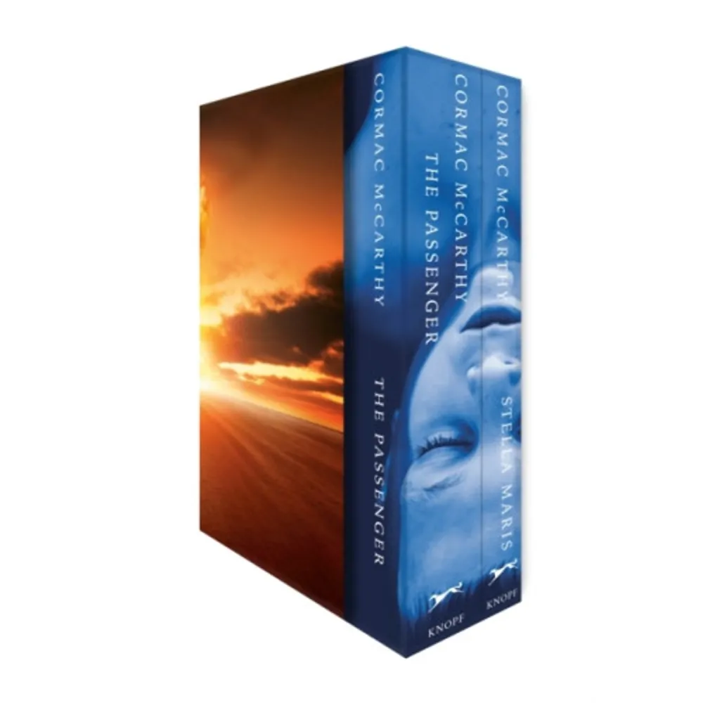 The best-selling, Pulitzer Prize-winning author of The Road returns with a two-volume masterpiece in an artfully designed box set. The Passenger is a fast-paced and sprawling novel while Stella Maris is a tightly controlled coda, told entirely in dialogue. Together they relate the thrilling story of a brother and sister, haunted by loss, pursued by conspiracy, and longing for a death they cannot reconcile with God.The Passenger 1980, PASS CHRISTIAN, MISSISSIPPI: It is three in the morning when Bobby Western, a salvage diver, zips the jacket of his wet suit and plunges from the boat deck into darkness. His dive light illuminates the sunken jet, nine bodies still buckled in their seats, hair floating, eyes devoid of speculation. Missing from the crash site are the pilot's flight bag, the plane's black box, and the tenth passenger. But how? A collateral witness to machinations that can only bring him harm, Western is shadowed in body and spirit-by men with badges; by the ghost of his father, inventor of the bomb that melted glass and flesh in Hiroshima; and by his sister, the love and ruin of his soul.Stella Maris 1972, BLACK RIVER FALLS, WISCONSIN: Alicia Western is twenty years old when she arrives at a psychiatric facility with forty thousand dollars in a plastic bag. A doctoral candidate in mathematics at the University of Chicago, Alicia has been diagnosed with paranoid schizophrenia, and she does not want to talk about her brother, Bobby. Instead, she contemplates the nature of madness, the human insistence on one common experience of the world; she surveys the intersection of physics and philosophy; and she introduces her cohorts, her chimeras, the hallucinations that only she can see. All the while, she grieves for Bobby, not quite dead, not quite hers.    Format Övrigt   Språk Engelska   Utgivningsdatum 2022-12-06   ISBN 9780593536049  . Böcker.