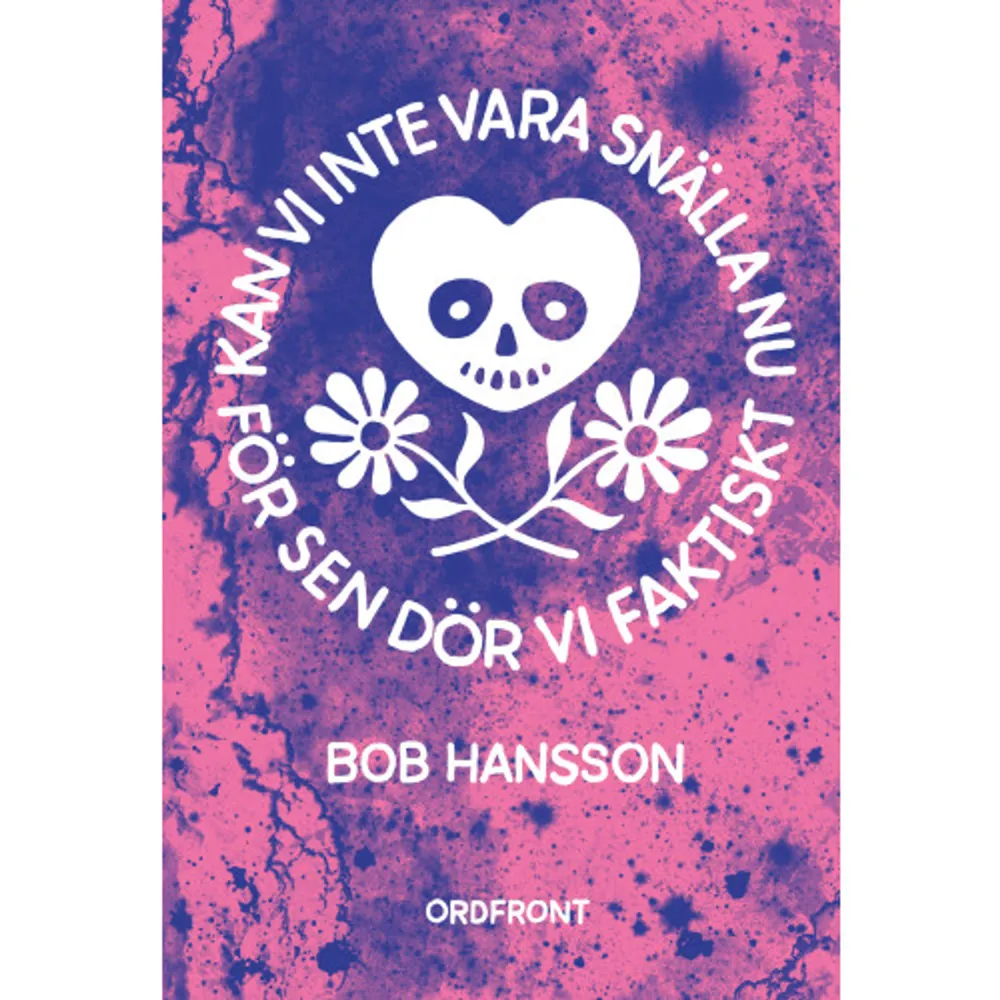 Det finns något som inte riktigt lämnar Bob Hansson någon ro. Snällheten. Varför gör vi inte vårt yttersta för att skapa trygga rum där alla kan vara sig själva? Ja, kanske därför att det i en värld av konkurrens och statushets är svårt att andas ut tillräckligt länge för att mötas på djupet. Att läsa Bob Hanssons nya diktsamling är inte en färd på ett ulligt, gulligt moln, utan ofta en fördjupning, en sväng ned i mörkret, en rädsla, ett svart hål. Som alltid är hans dikter träffsäkra, detaljskarpa och fyllda av oss, vi som bebor denna planet. En planet som också är hotad av något som inte är snällhet. Detta är dikter som ser oss, de är liksom genomsköljda av mänsklighet och av vår tid.  