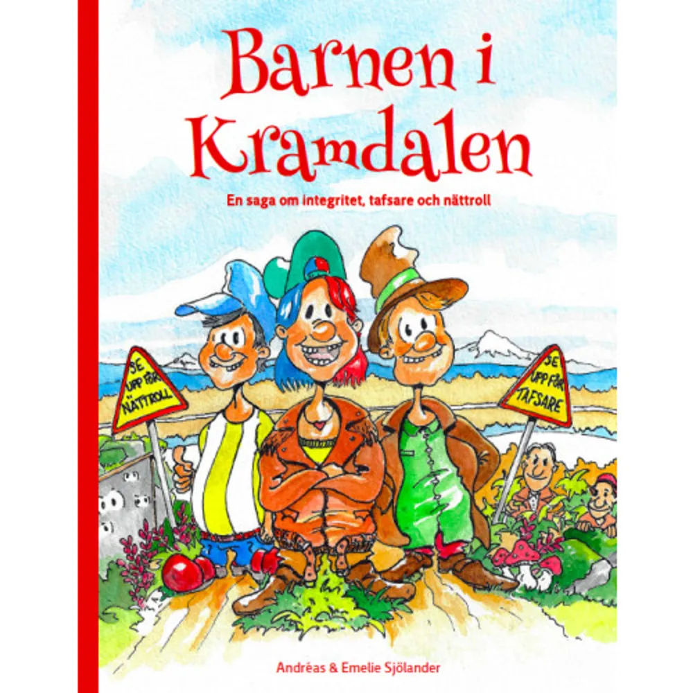 Följ med barnen Vändela, Snäll-Kjell och Gladrian i jakten på betydelsen av det konstiga ordet integritet, ett äventyr som går genom vackra Kramdalen, Tafsarnas läskiga by och på ett betryggande avstånd från de otäcka nättrollens grotta.Under tiden lär du dig hur du undviker faror och vad du bör göra om någon vill kramas, ta på dig eller få kontakt med dig på nätet.Det här är en klassisk saga om ett mycket viktigt ämne. Tanken är att den på ett lekfullt och roligt sätt ska få barn att förstå integritet och rätten till sin egen kropp, och att de lär sig se varningstecken av faror som finns i det verkliga livet - och på internet. I slutet av boken finns frågor som kan användas som diskussionsunderlag mellan barn och vuxen.