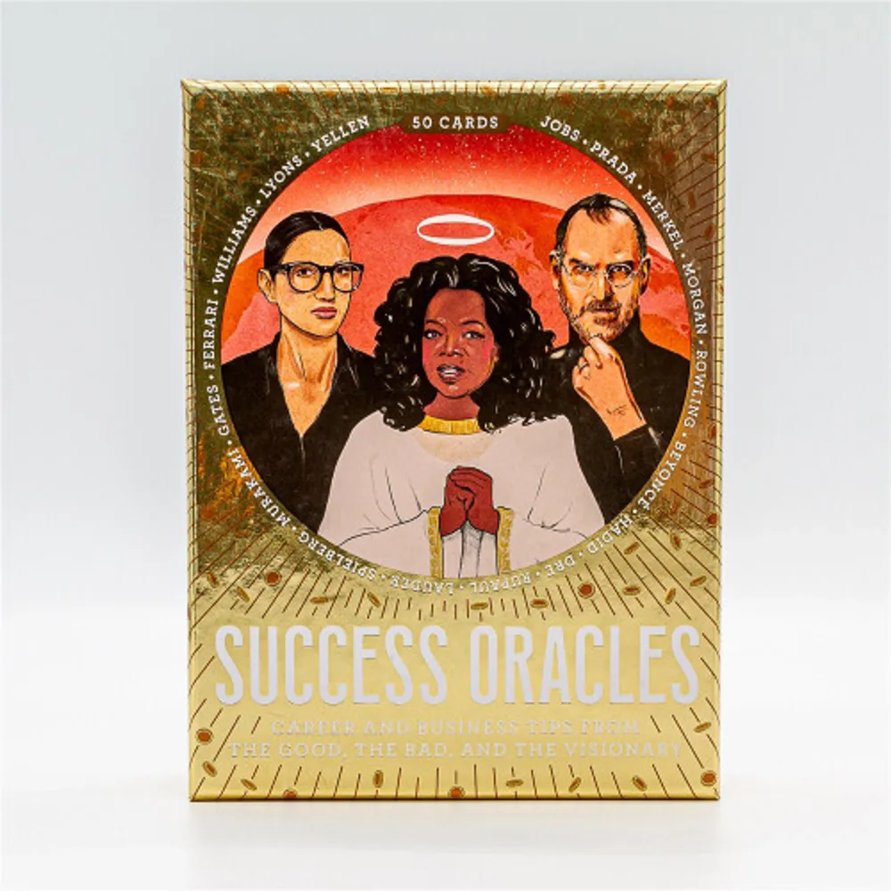 Be guided and inspired by the world’s richest and most powerful people with this creative set of oracle cards. Need to get your cash flow moving? Angela Merkel's guidance is at hand. Stuck in your search for the next big idea? Steve Jobs might have your answer. Pick a card and let 50 gurus of material success guide you through any life, career and business dilemma.. Böcker.