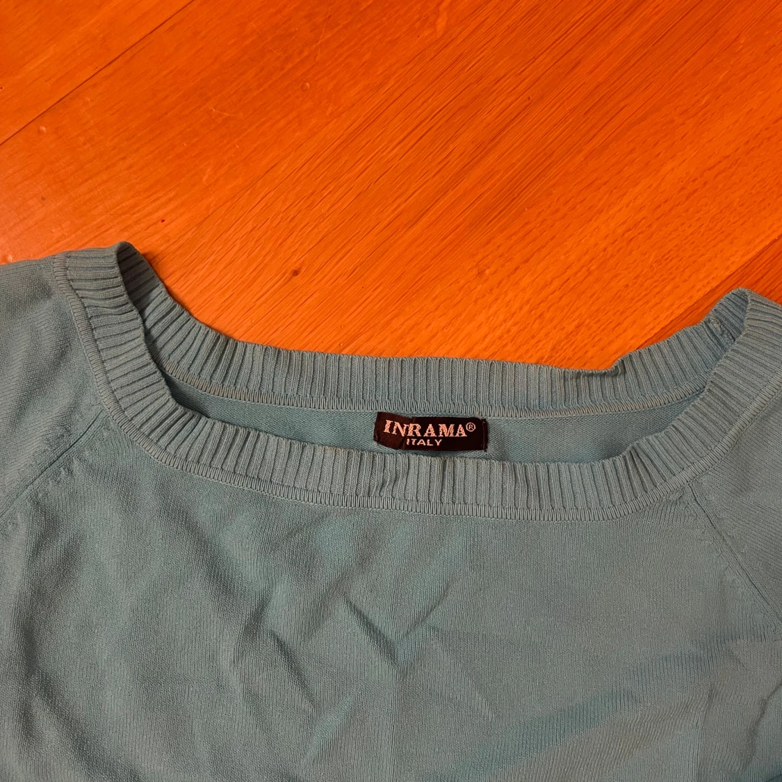 Turkos offshoulder topp  - 91