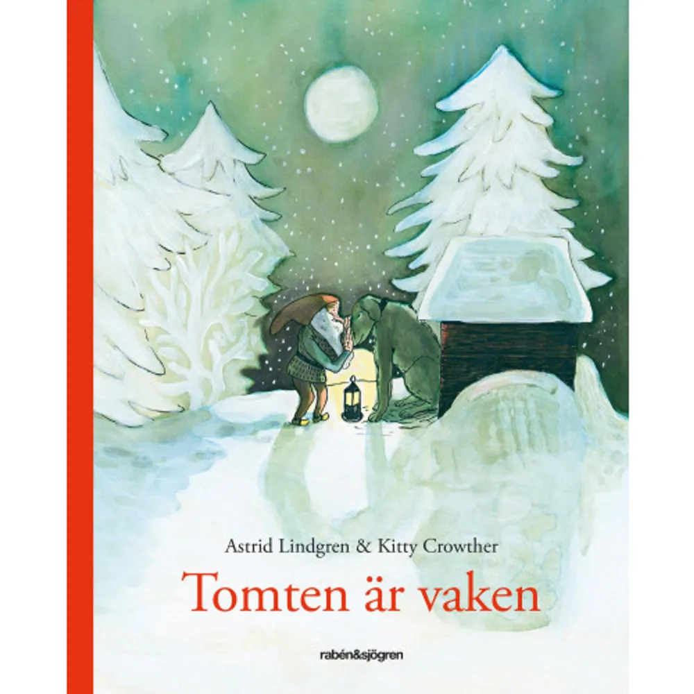 Tomten är vaken är en unik julberättelse och en blivande klassiker. Författaren är Astrid Lindgren och illustratören är den världsberömda Almapristagaren Kitty Crowther. Berättelsen gavs ut för första gången 2012 i Sverige.Det är en sinnligt vacker bilderbok och en skildring av en magisk vinternatt på en gammal gård, långt inne i skogen. Just en sådan natt när människorna kryper ihop i sina små hus och inte låter elden slockna på härden. Berättelsen är högstämd men ändå vardagligt enkel. Den genomsyras av vördnad för livet och omtanken om allt levande, med gårdstomten som sinnebilden för den oegennyttiga kärleken. Tomtens ömhet och medkänsla med djuren på gården, var och en inlåst i sin roll, hunden i bandet, korna i båset, hästen i stallet, är rörande. Tomten klappar, tröstar och ingjuter hopp. Han talar på tomtarnas vis, ett tyst litet språk som djur kan förstå, och berättar om hagar och ängar och ger dem lite extra att äta. Midvinternatten är mörk och kall, men tomten vakar, tittar in i lagård och stall, och tassar varje natt mellan husen.Kitty Crowthers illustrationer är fyllda av värme och innerlighet. Gårdsmiljöer och vinternattsstämningar med stilla närhet och kärleken mellan tomten, djuren och gårdens sovande människor är överjordiskt härlig och manar fram en obetvinglig känsla av julefrid.Manuset till Tomten är vaken skrevs runt 1960, Rabén & Sjögren hade då gett ut Tomten av Viktor Rydberg, illustrerad av Harald Wiberg. Några utländska förlag, bland dem Oetinger i Tyskland, ville ge ut Wibergs bilder men inte Rydbergs dikt. Astrid Lindgren skrev då en ny berättelse, som blev Tomte Tummetott, en klassiker i tysk barnlitteratur, medan ursprungstexten föll i glömska. Men tidigt på 2010-talet återfanns det svenska originalmanuset av förläggaren Silke Weitendorf, dotter till Astrid Lindgrens tyska förläggare och vänner, Friedrich och Heidi Oetinger, när hon gick igenom deras kvarlåtenskap.    Format Inbunden   Omfång 32 sidor   Språk Svenska   Förlag Rabén & Sjögren   Utgivningsdatum 2020-08-14   Medverkande Kitty Crowther   Medverkande Kitty Crowther   Medverkande Maria Svedberg   ISBN 9789129722468  . Böcker.