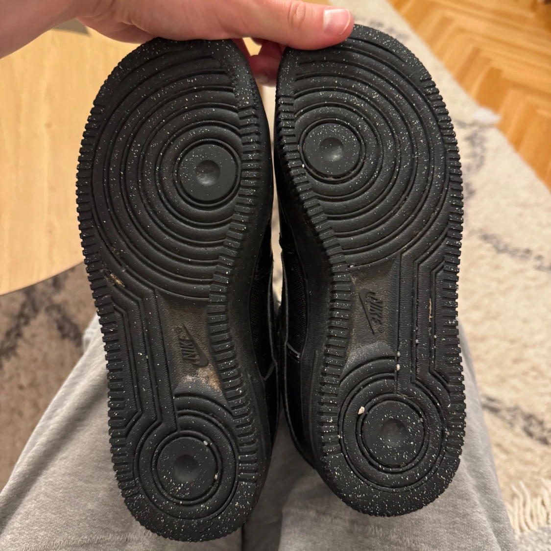 Svarta Nike Air Force kids sneakers - 92