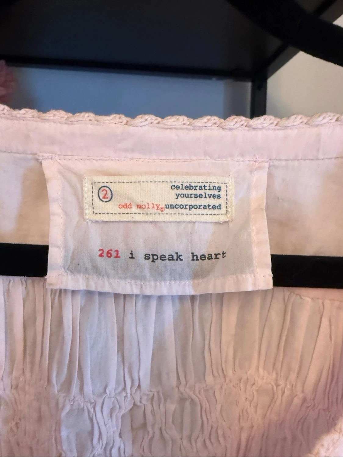 Ljusrosa blus från Odd Molly