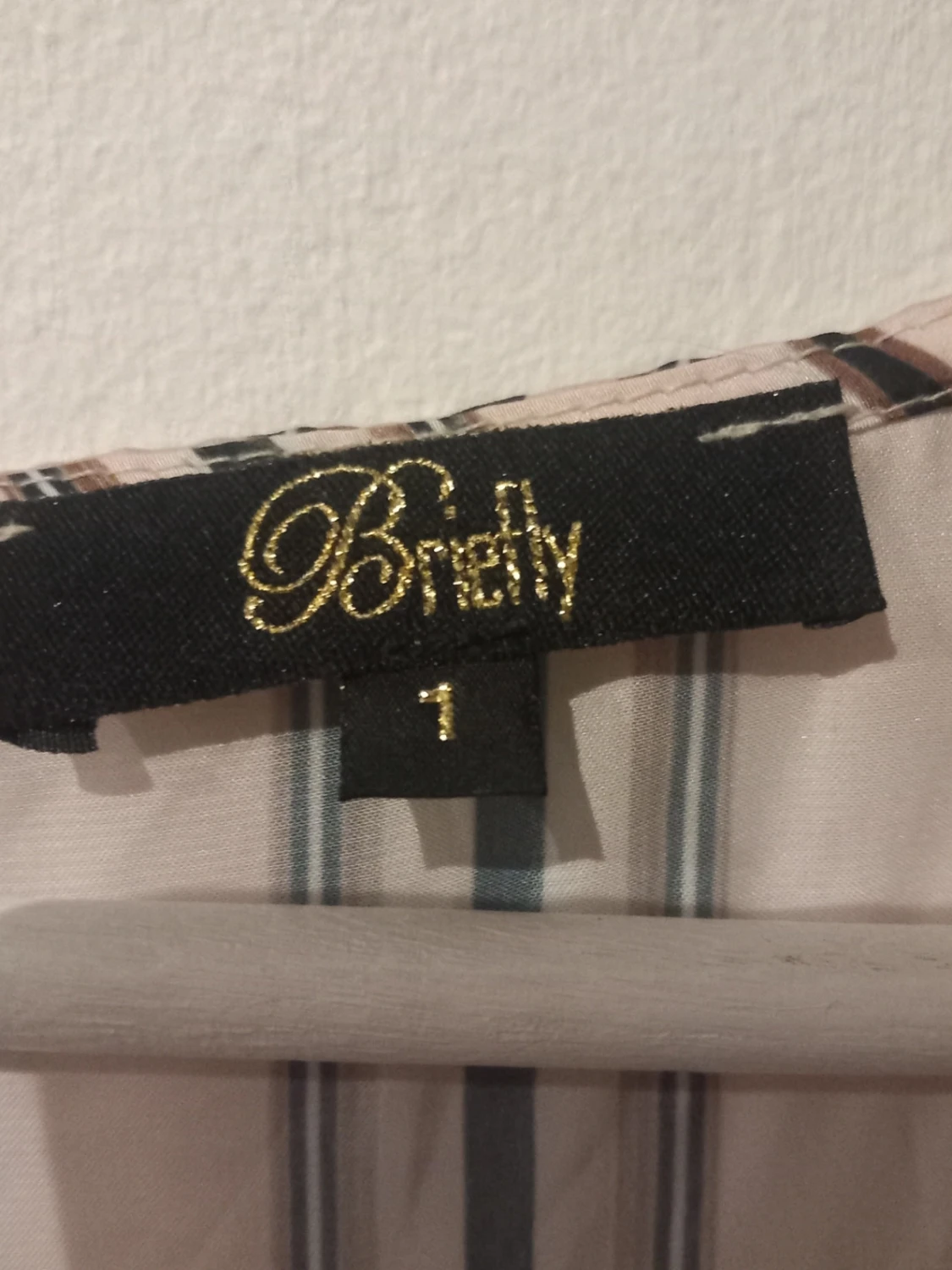 Randig omlottopp från Briefly - 1