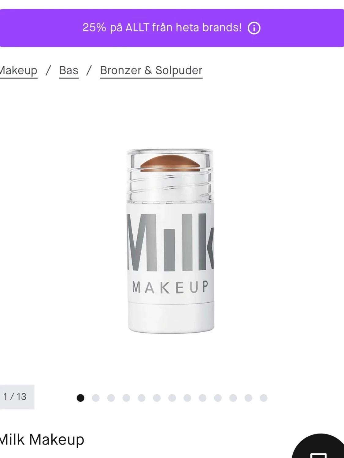 Milk Makeup bronzer stick
