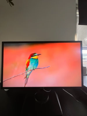 ASUS  svart gaming design med blå ditaljer  - Säljer en ASUS bärbar dator med stilren svart design och stor skärm. Perfekt för både studier och underhållning. Datorn har en modern look med tunna ramar runt skärmen och tydlig bild. Passar dig som vill ha en snygg och funktionell laptop.