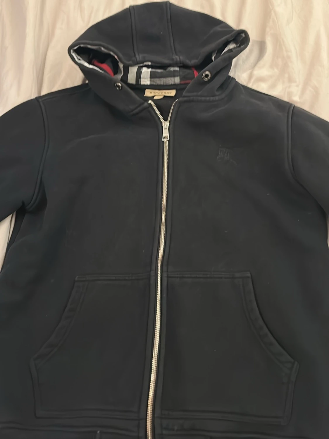 Svart zip-hoodie från Burberry - 1
