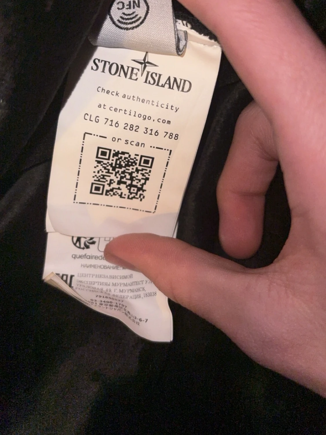 Svart sweatshirt från Stone Island - 3