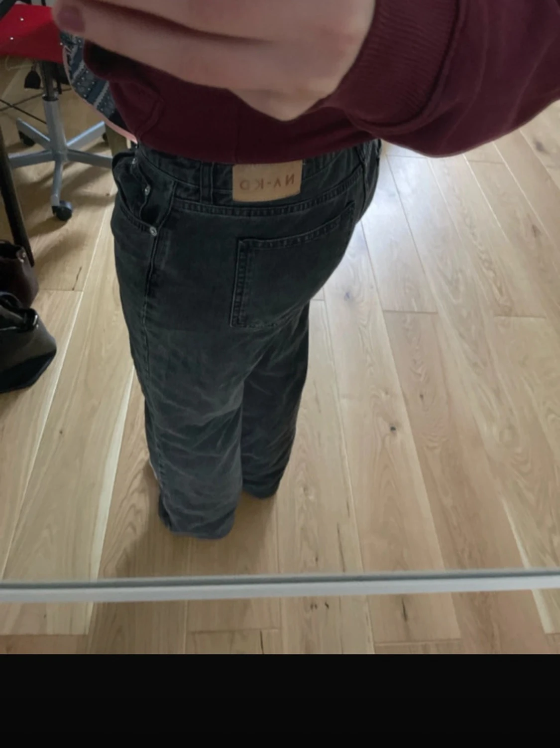Svarta raka jeans från NA-KD - 2