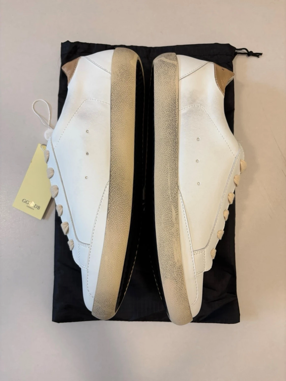 Vita golden goose skor - 2