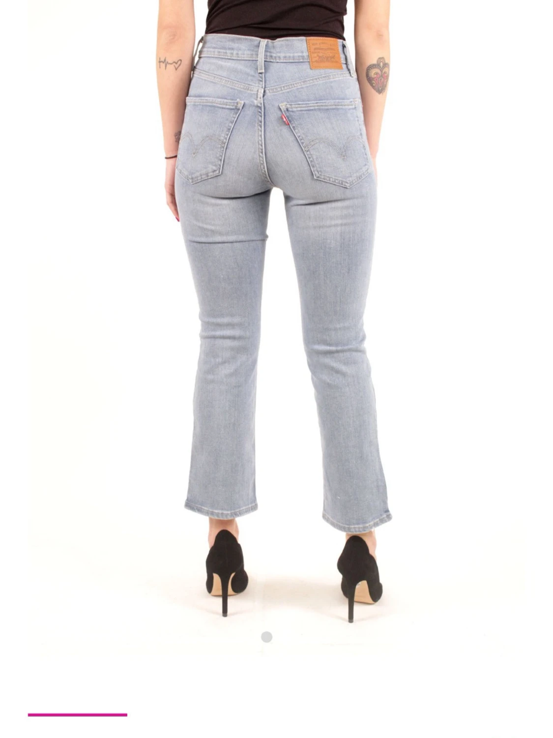 Ljusblå raka jeans från Levi's