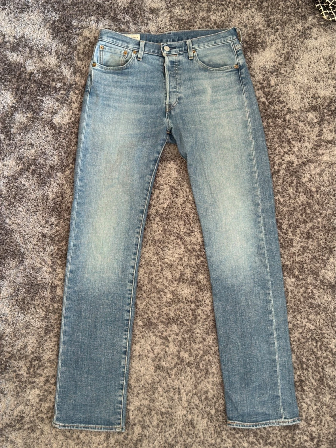 Ljusblå 501 jeans från levis