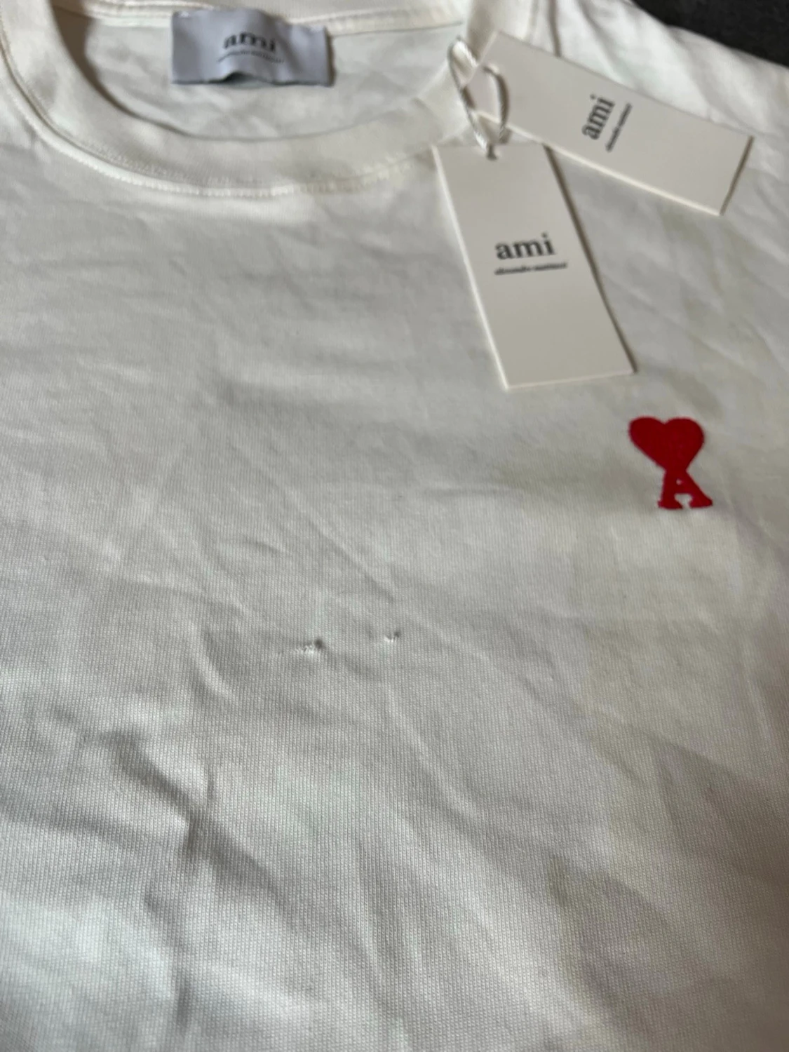 Vit t-shirt från Ami  - 1