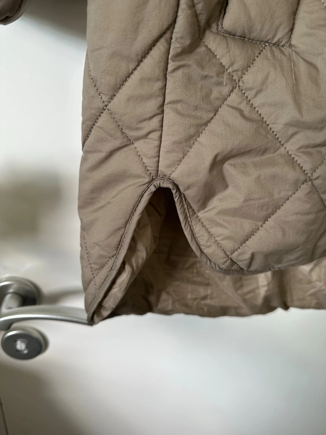 McKinley - brun /beige quiltad jacka med luva - storlek M / 38 - 4