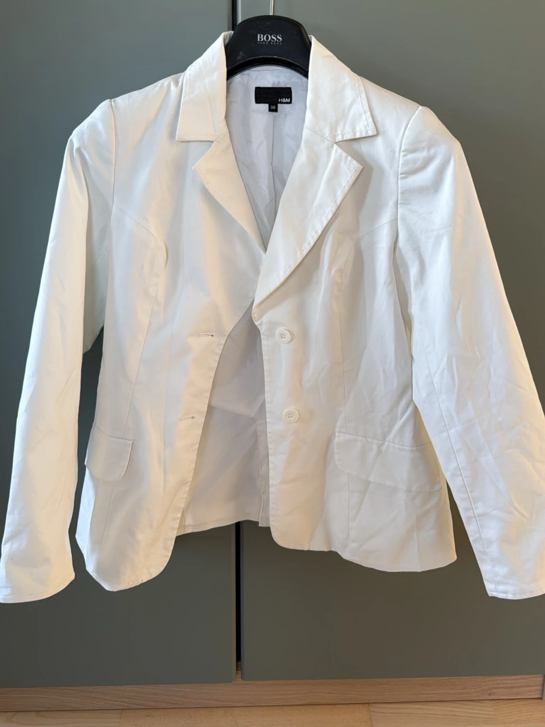 Vit kavaj från H&M