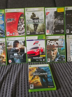 Xbox 360 spelpaket  - Säljer ett paket med Xbox 360-spel de flesta kompletta med manual se bilder säljer de för 50kr styck 3 för 2 så 100kr hör av dig vid frågor eller om man vill köpa alla kan man få ett paket pris