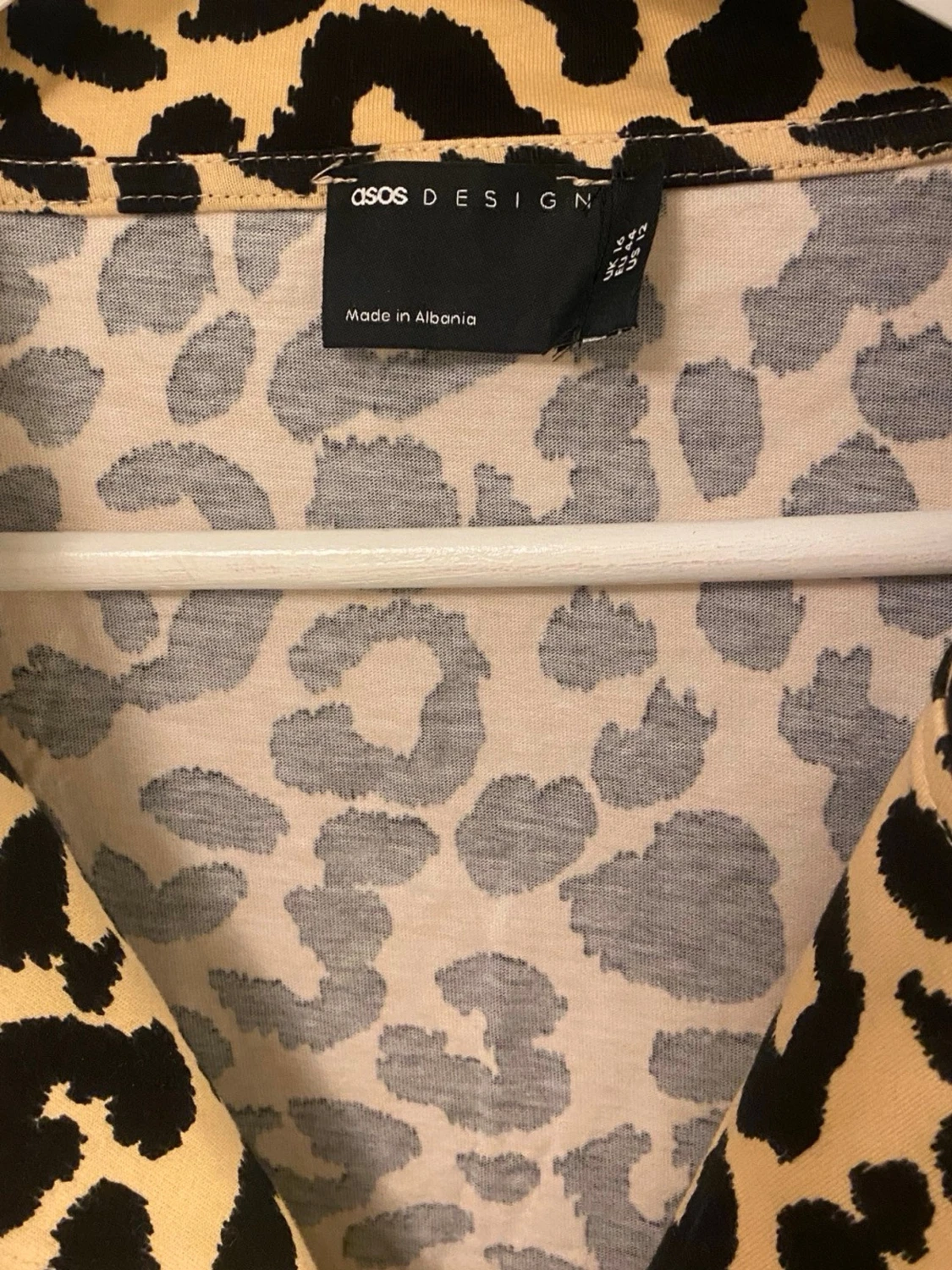 Leopardmönstrad långklänning Asos - 3