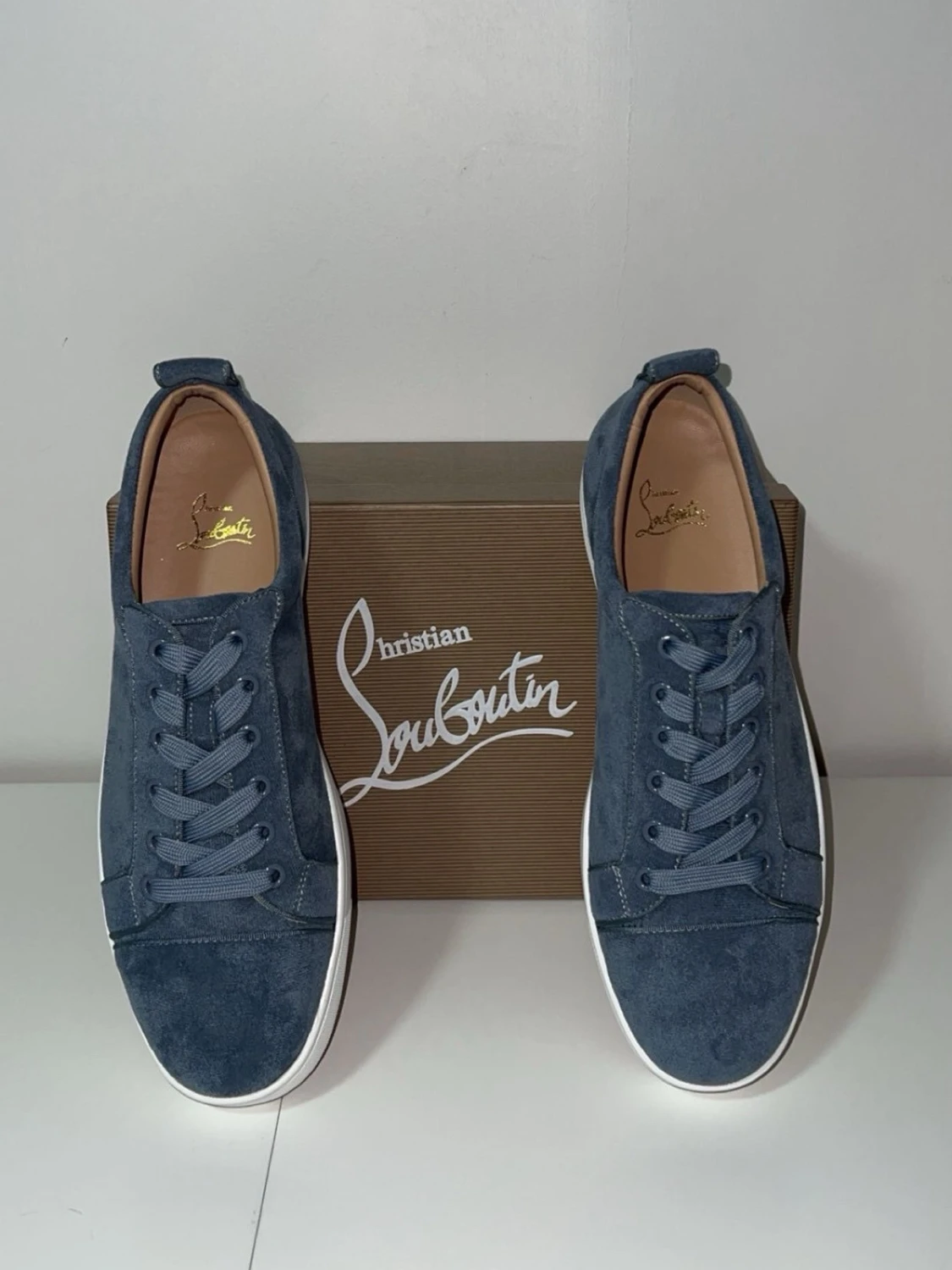 Blåa Christian Louboutin sneakers - 4