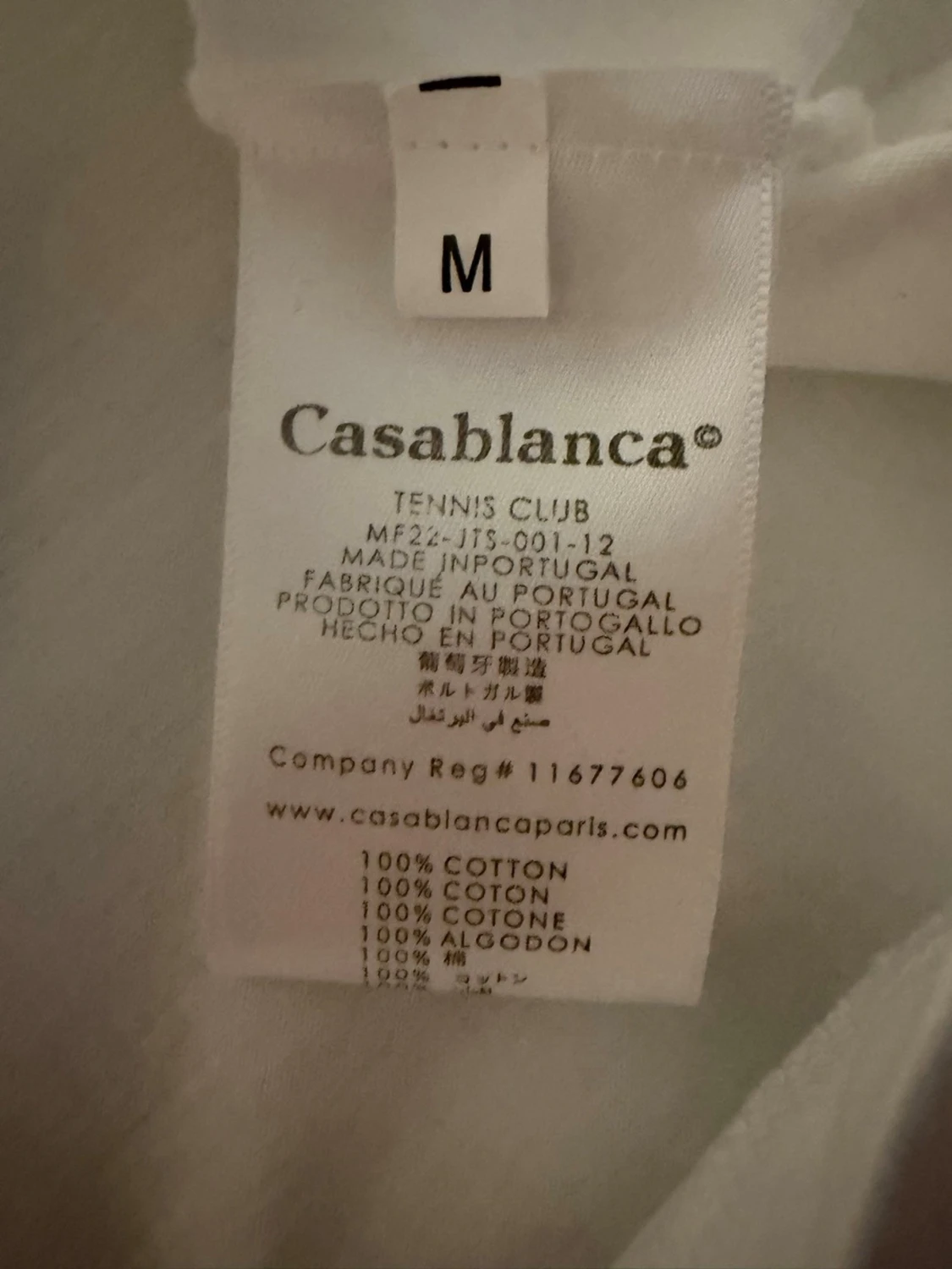 Vit Casa Blanca t-shirt med citrontryck - 3