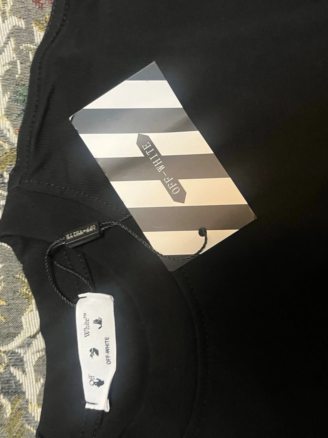 Svart Off-White t-shirt i bomull - 2