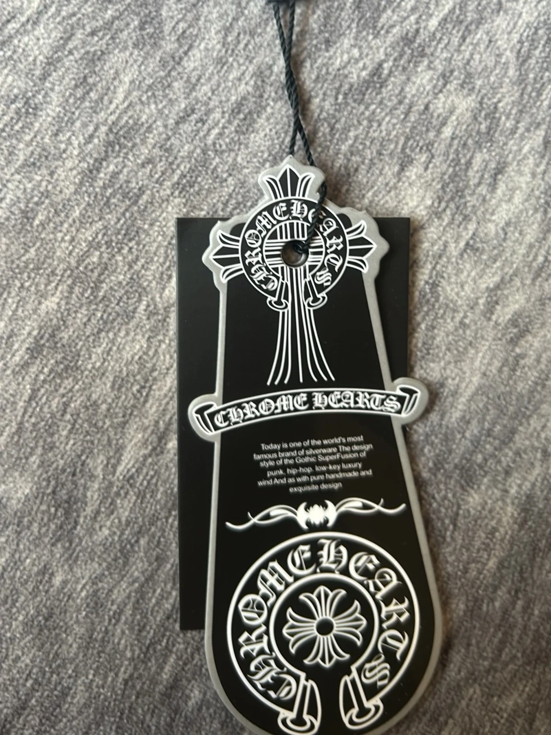 Svart långärmad topp från Chrome Hearts - 2