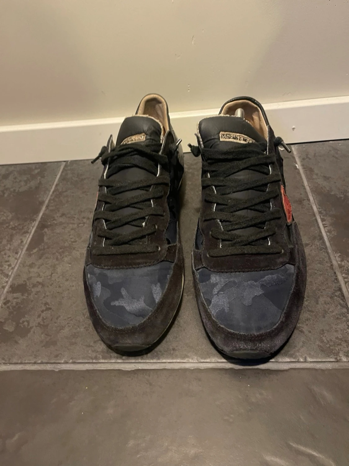 Philippe Model svarta sneakers - 1