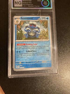 Seismitoad Reverse Holo OBF Graderad - Enligt bild