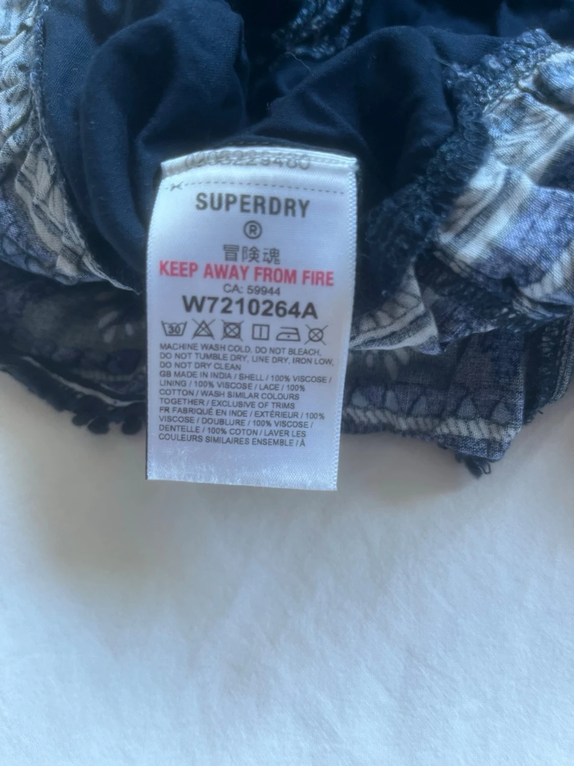 Blå volangkjol från Superdry - 2