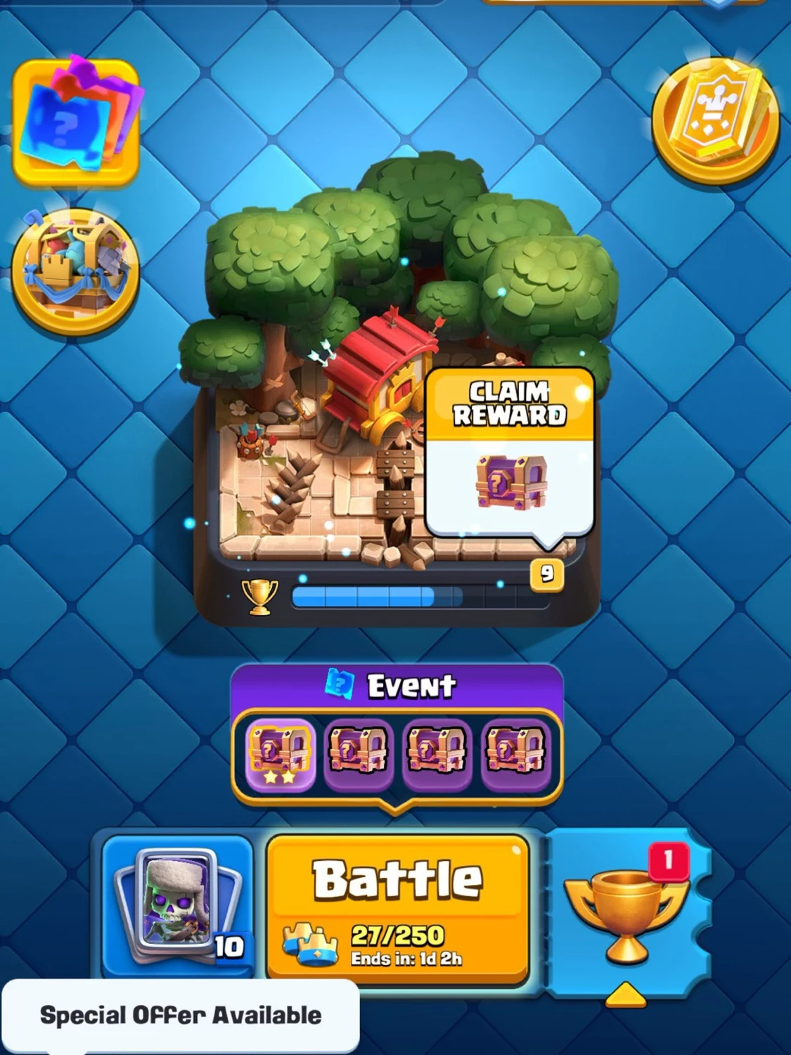 Clash Royale-konto med många kort - 3