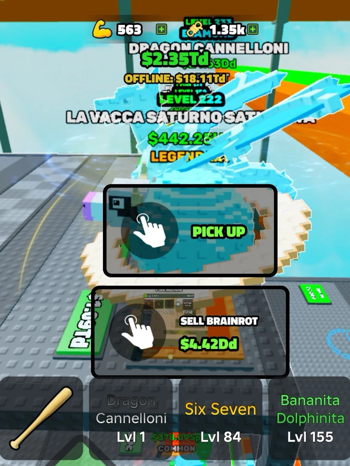 Swing obby for brainrots