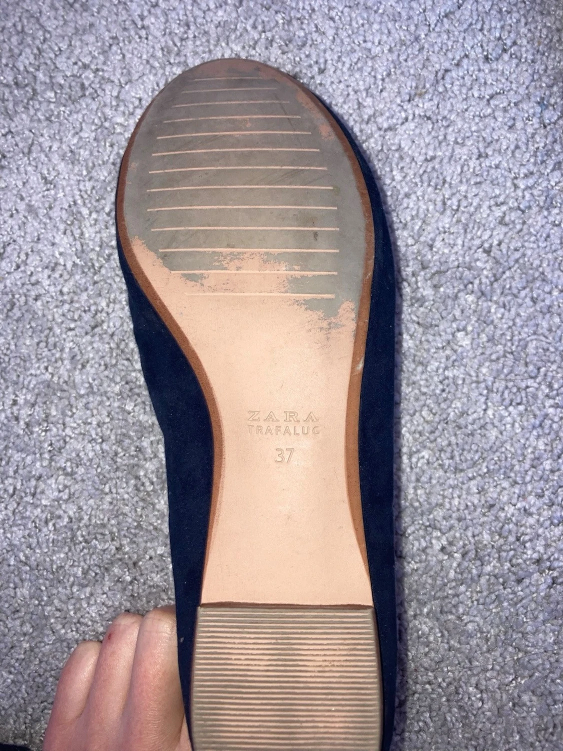 Mörkblåa ballerinaskor!!  - 1