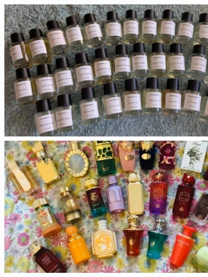 Parfymsplit 💟 - Just nu fri frakt 💟Splittar parfymer i 2/3/5 ml glasdekanter med spray ✨️Säljer ej hela flaskan ✨️Essnce kostar 25/35/55 kr, övriga kostar 20/25/40 kr✨️Många går att köpa även i 10 ml; Essnce 100 kr, övriga 75 kr✨️Se listor bland bilderna vilka som finns ✨️Skriv vilka du önskar så lägger jag ut som ett nytt paket 