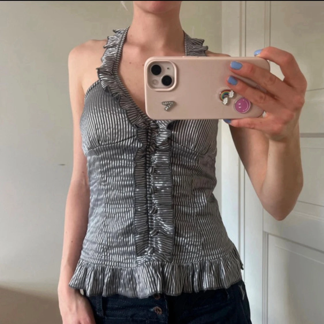 Vintage halterneck festtopp  - 1