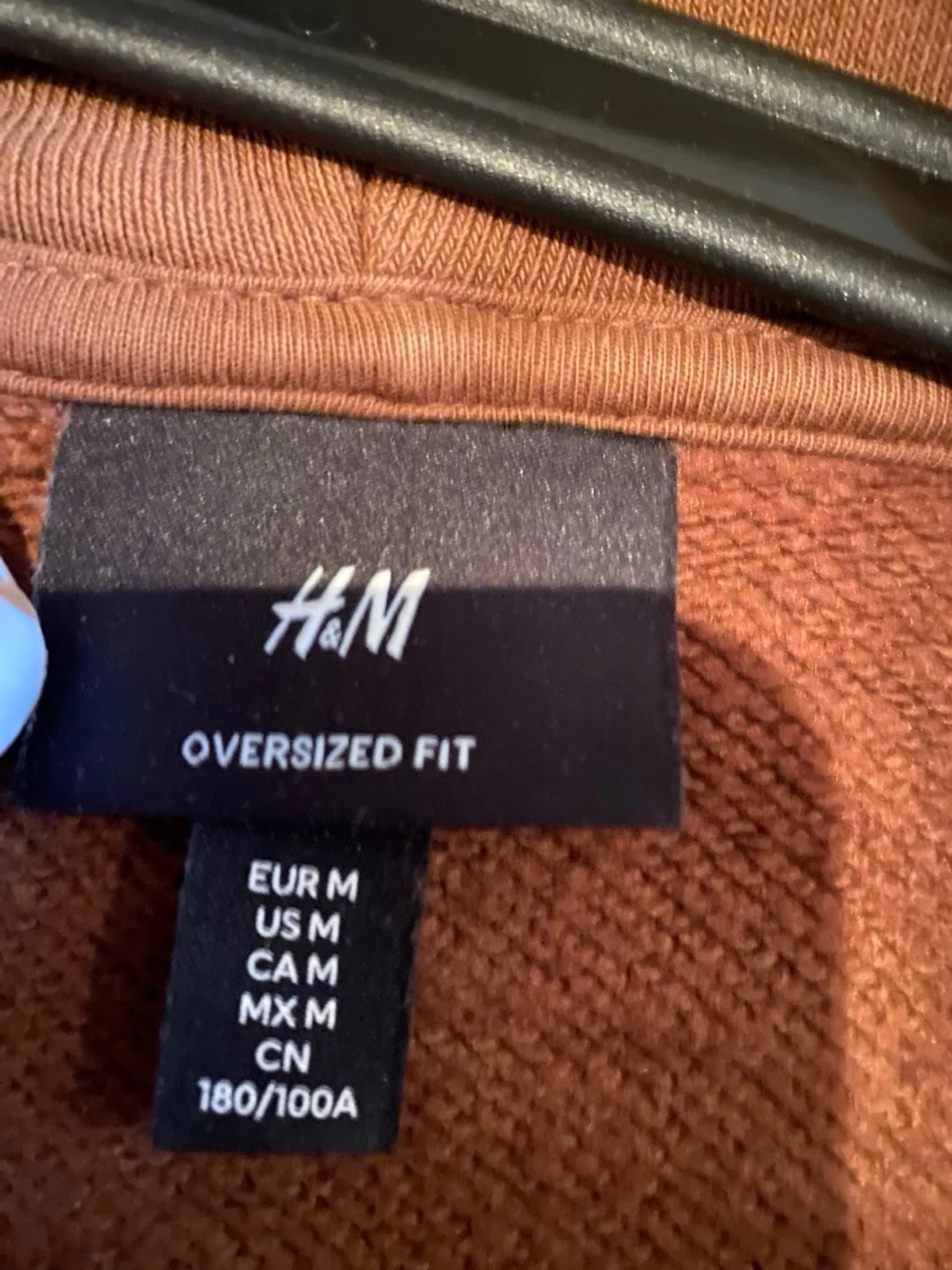 Brun oversized hoodie från H&M - 1