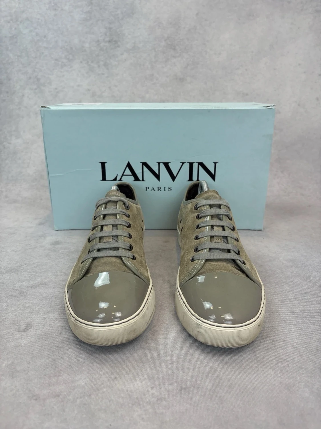 Grå sneakers från Lanvin - 1