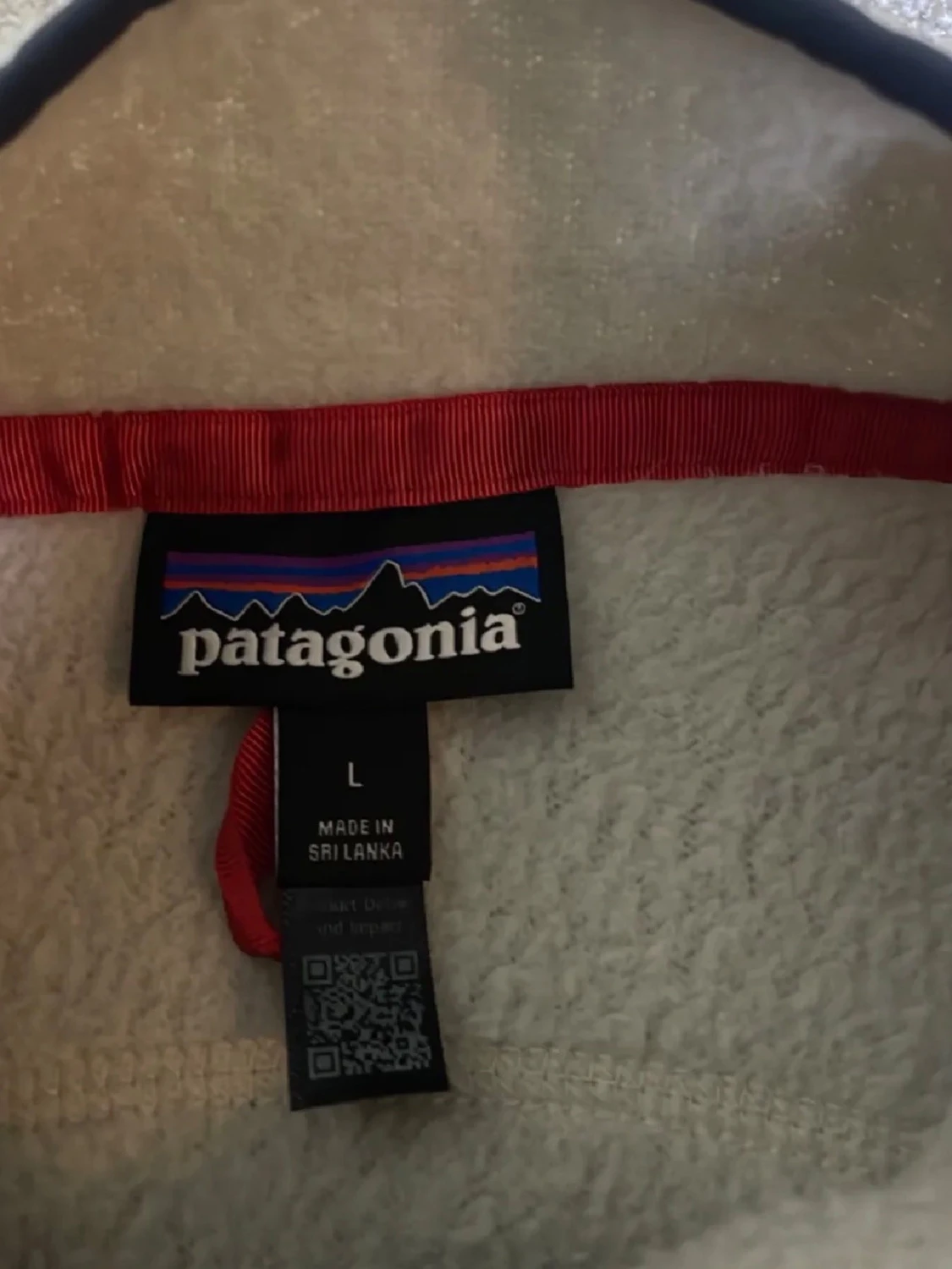 Vit fleeceväst från Patagonia - 2