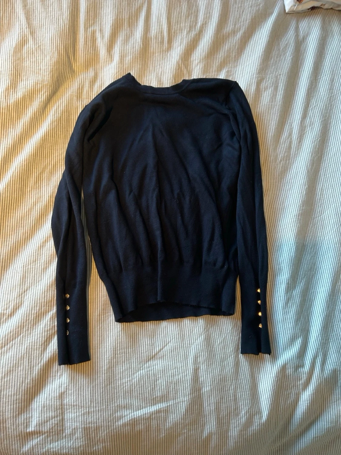 Marinblå stickad tröja från Zara