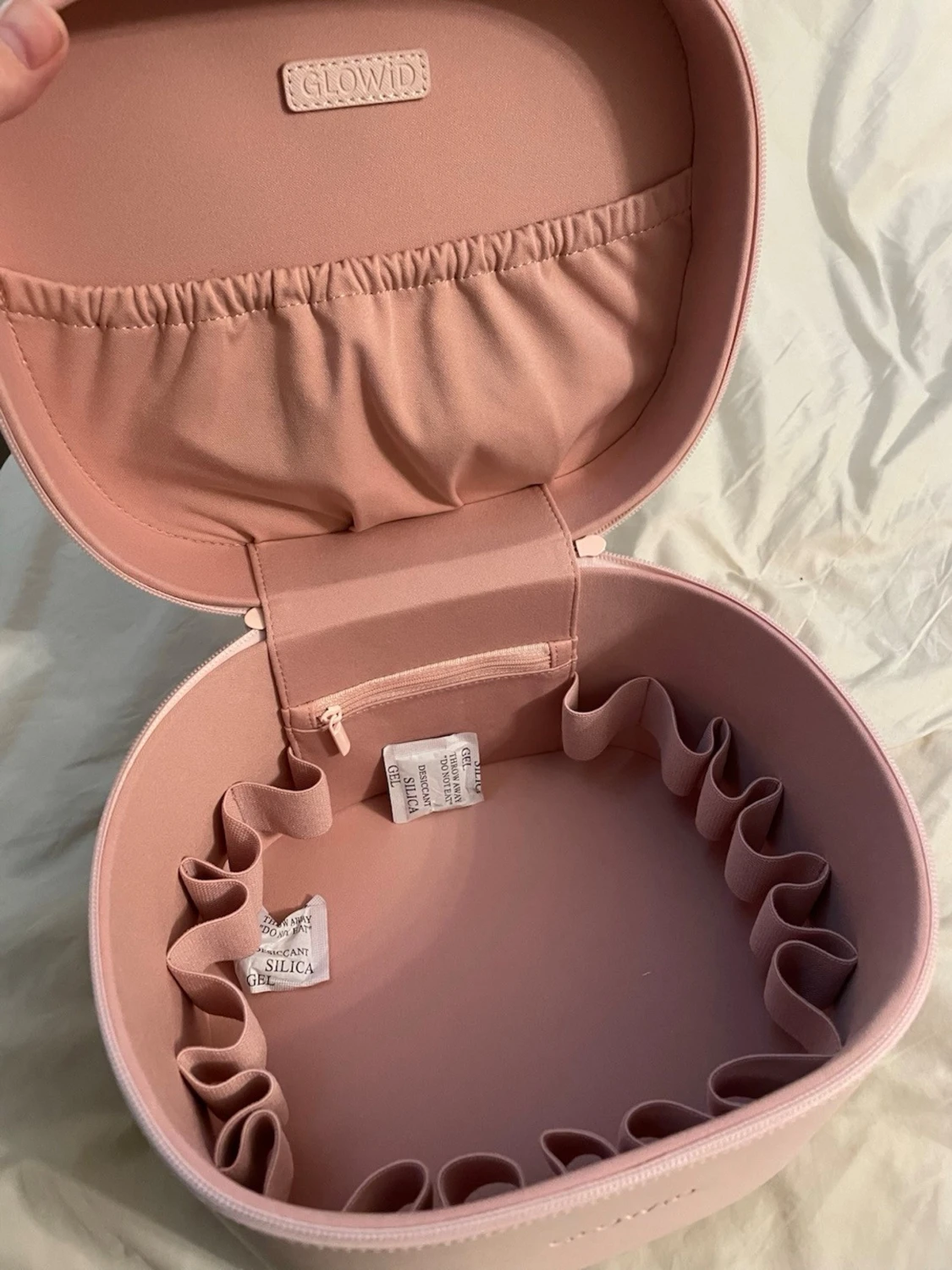 Rosa stor sminkväska från Glowid