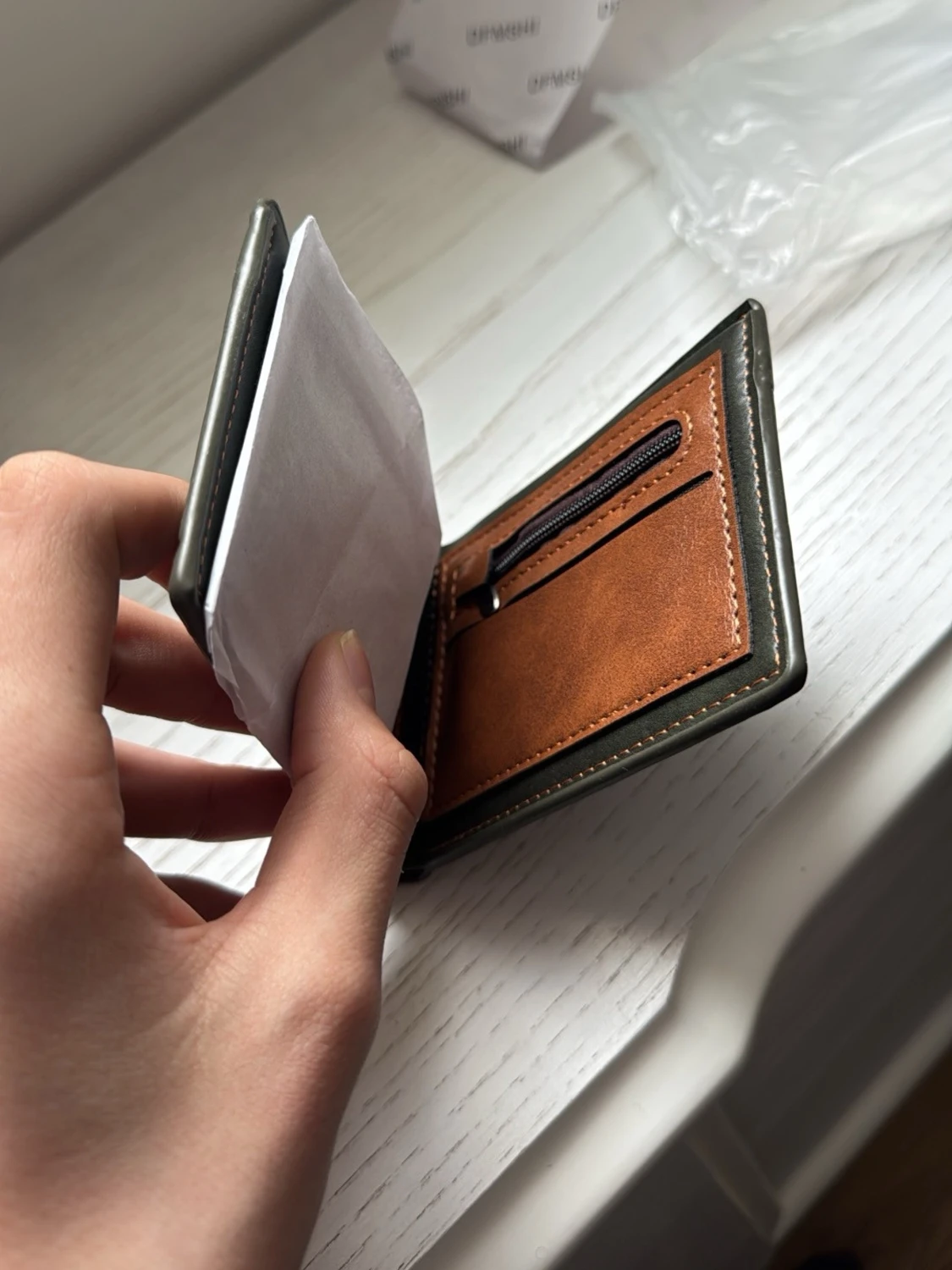 Svart läderplånbok från DFMSHI - 1