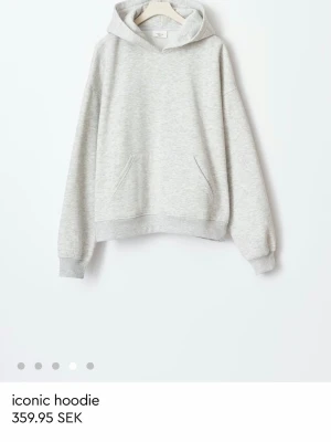 Ljusgrå hoodie med huva - Vanlig grå hoodie från goan tricot. Bra skick och material! Hör av er vid frågor om pris eller annat!💓