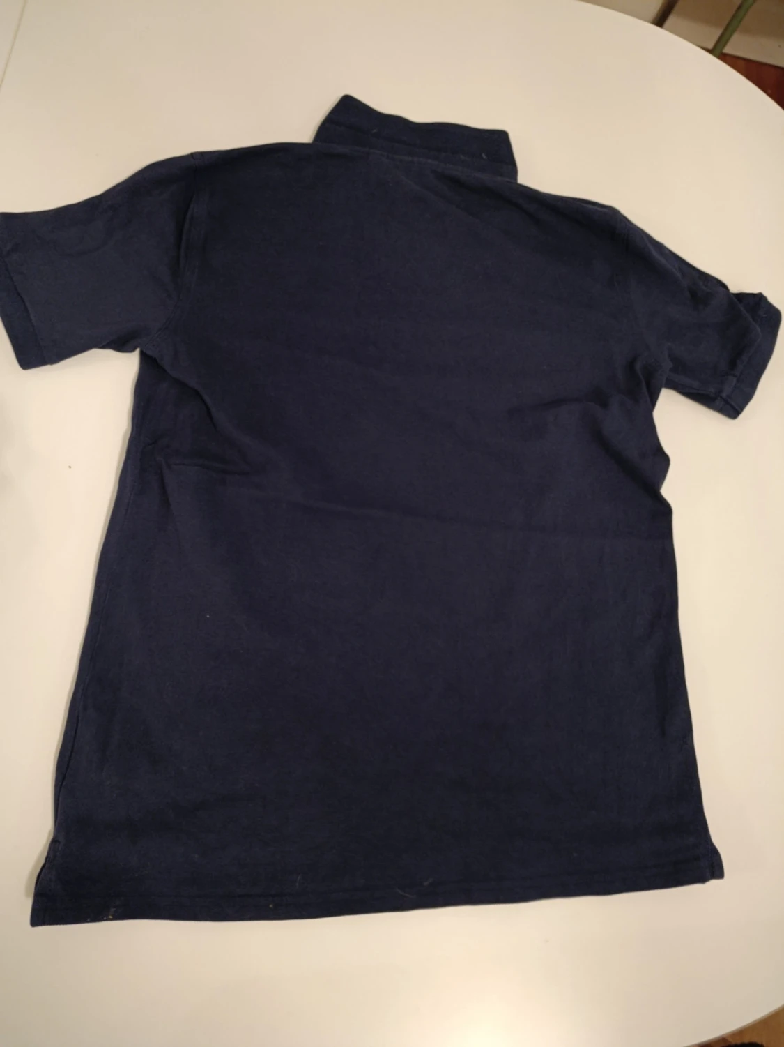 Marinblå pikétröja från Gant - 1